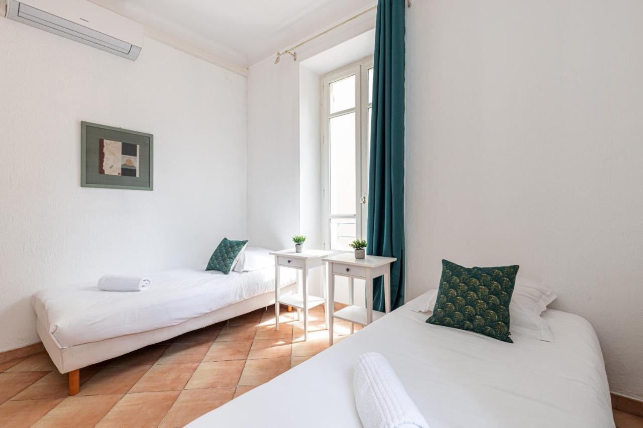Large 2 Bdr Downtown - Ac & Terrace * Nizza